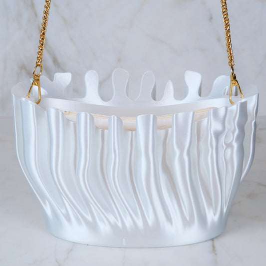 CORALINE Clutch - PEARL