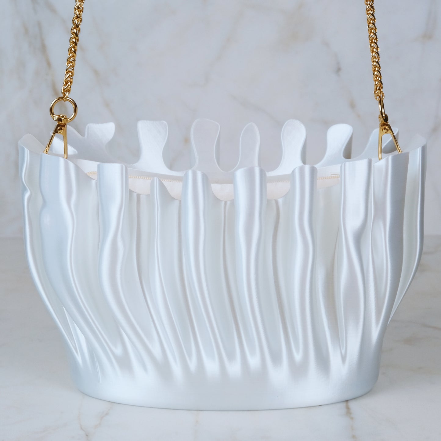 CORALINE Clutch - PEARL